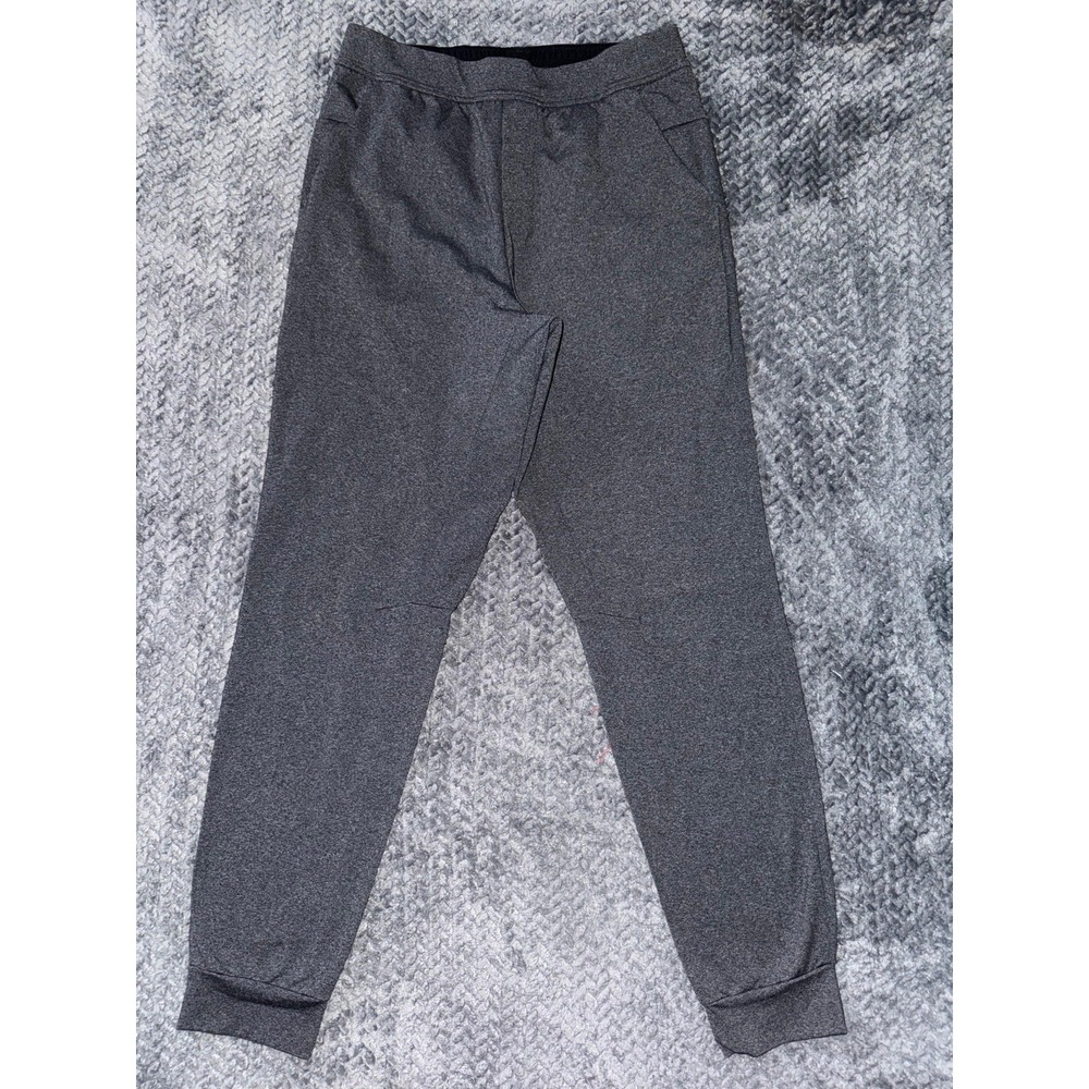 Lululemon Pants Mens Gray Intent‎ Jogger Stretch Gym Drawstring Size Medium